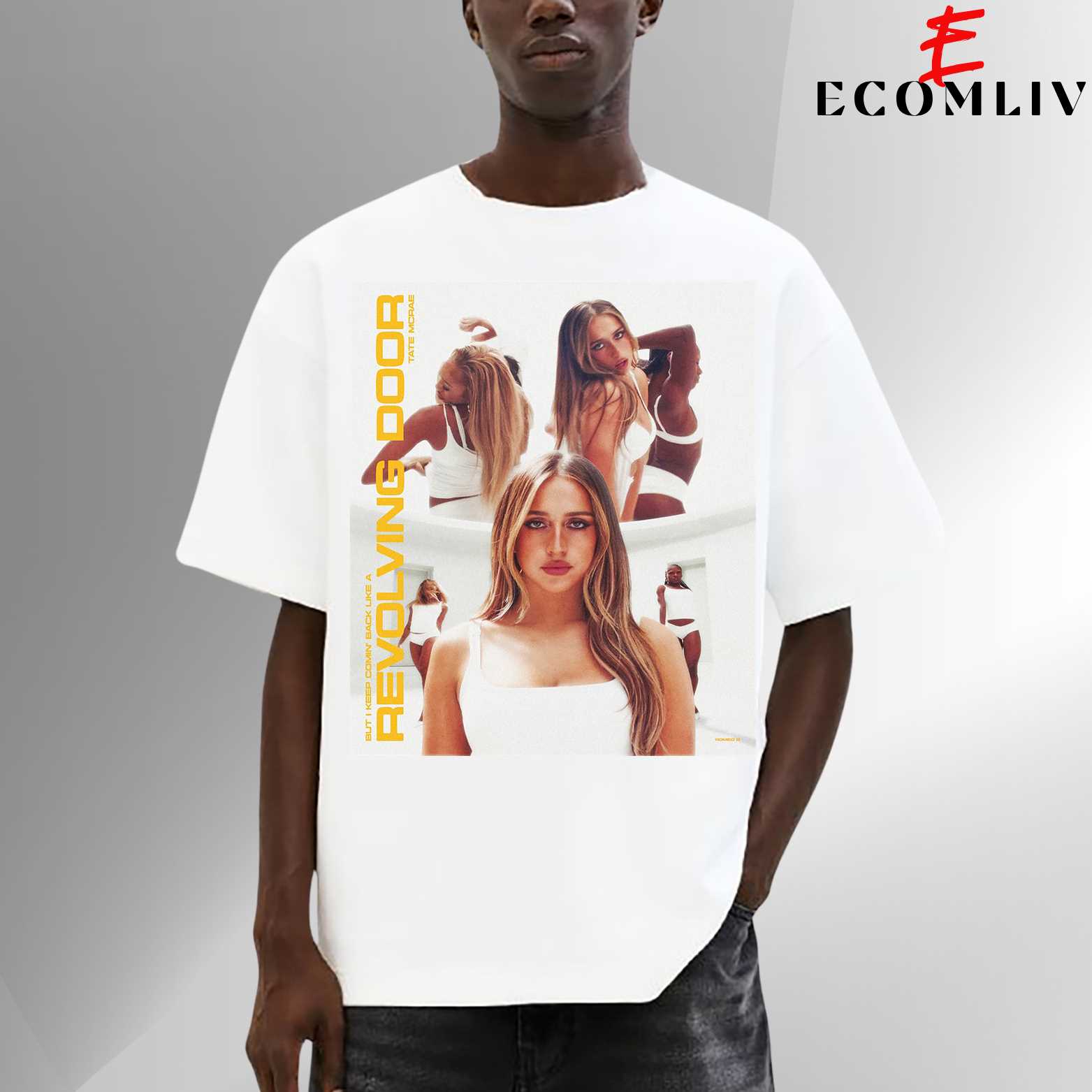 Revolving Door Shirt, Tate Mcrae Album Merch Graphic Tee